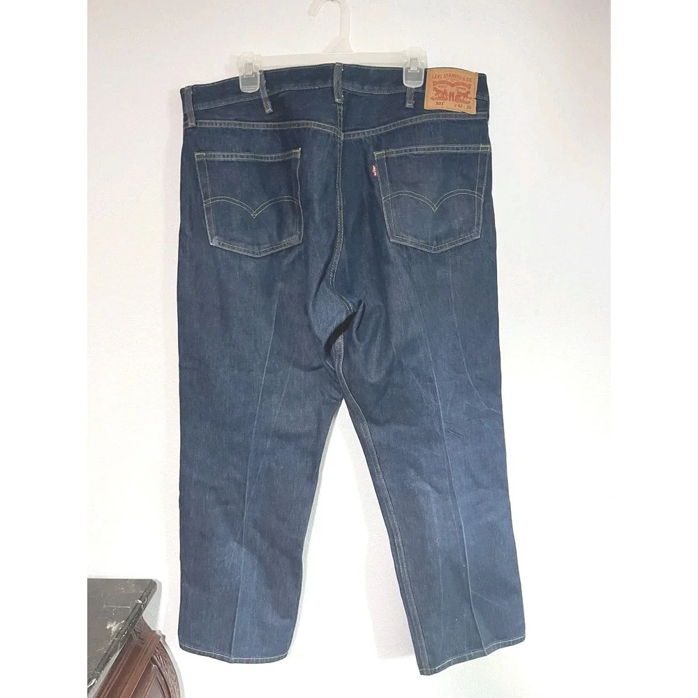 Levi's  501 Jeans Blue Button Fly Shrink To  Fit Men 42x30